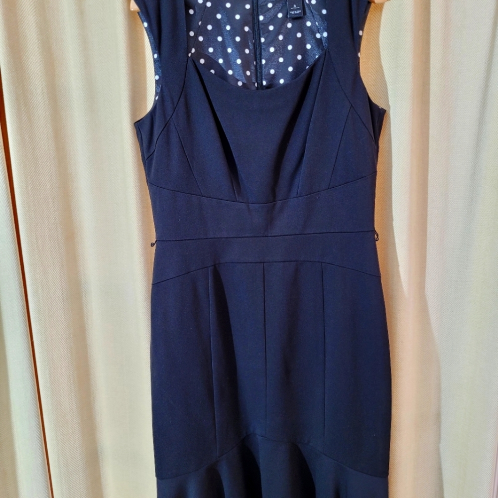 White House Black Market elegant black sleeveless dress